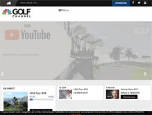 Tablet Screenshot of golfchannel.fr